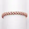 Jessica - Cubic Zirconia Event Bracelet in Rose Gold - Medium thumbnail