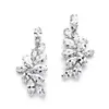 'Arki' Star Statement Marquis and Pear crystal cluster earrings thumbnail
